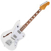 Vintage REVO Series 'Surfmaster' Thinline Twin Electric Guitar ~ Arctic White