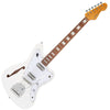 Vintage REVO Series 'Surfmaster' Thinline Twin Electric Guitar ~ Arctic White