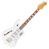 Vintage REVO Series 'Surfmaster' Quad Electric Guitar ~ Metallic White