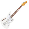 Vintage REVO Series 'Surfmaster' Quad Electric Guitar ~ Metallic White