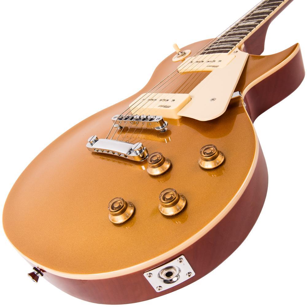 serviet Det er det heldige Dripping Vintage V100 ReIssued Electric Guitar ~ Gold Top – Vintage Guitars