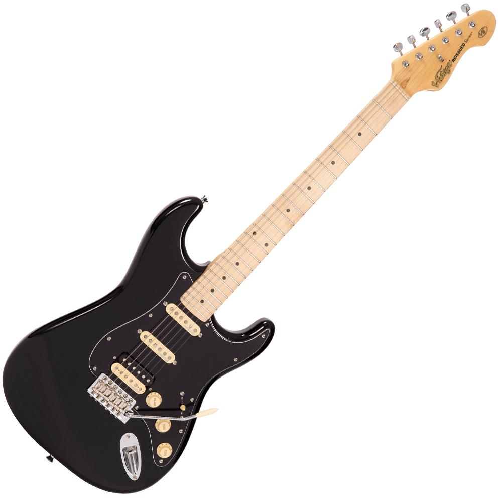 Guitarra elétrica vintage V6H relançada ~ Boulevard Black