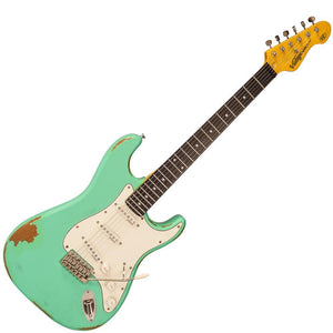 Vintage V6 ICON Electric Guitar ~ Distressed Ventura Green