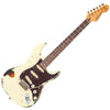 NEW!! Vintage V6 ICON Electric Guitar ~ Distressed White over Sunburst