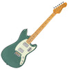 Vintage REVO Series 'Colt HH Twin' Hardtail Guitar ~ Metallic Sherwood Green